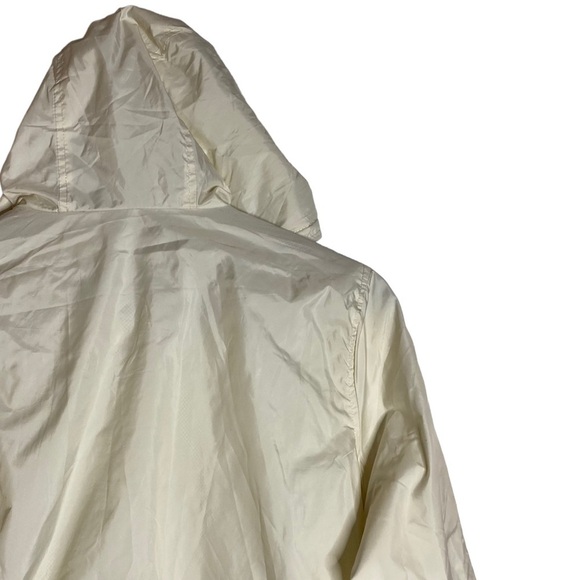 U.S. Polo Assn. White Lightweight Windbreaker Jacket Hooded Zippered Pockets M - Picture 11 of 16